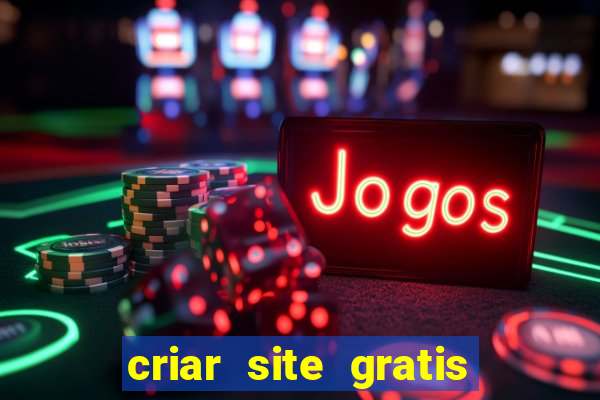 criar site gratis de jogos